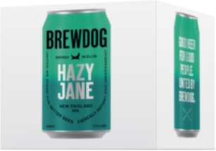 Brewdog Hazy Jane 4pack met blikjes van 33cl